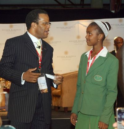 JHB and O student at Mandela conference