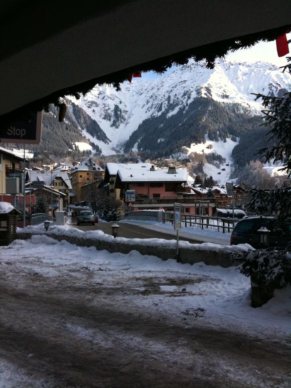 A view from the village of Klosters