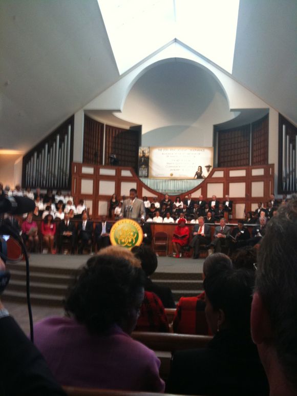 Bryant joins Ebenezer Church as it hosts official Dr. King service on holiday