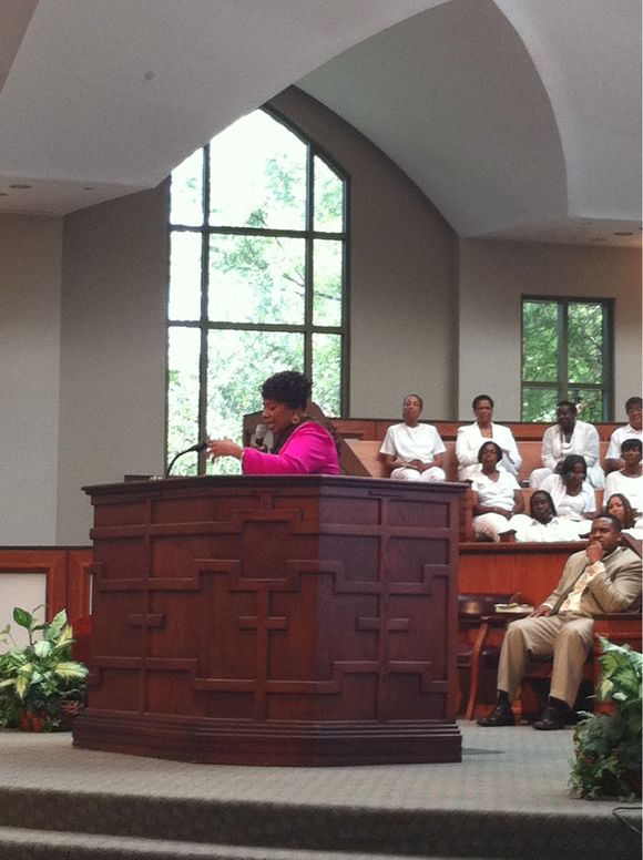 Elder Bernice King Brings the Word of a New Day at Ebenezer Church