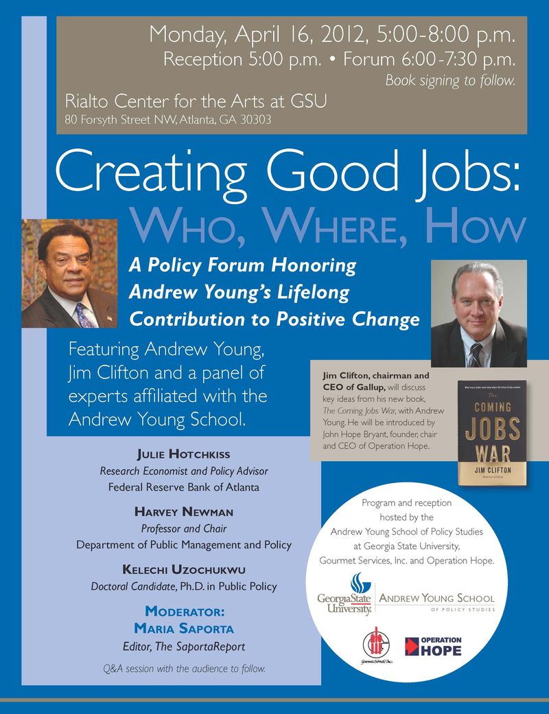 Creating Good Jobs - April 16 2012