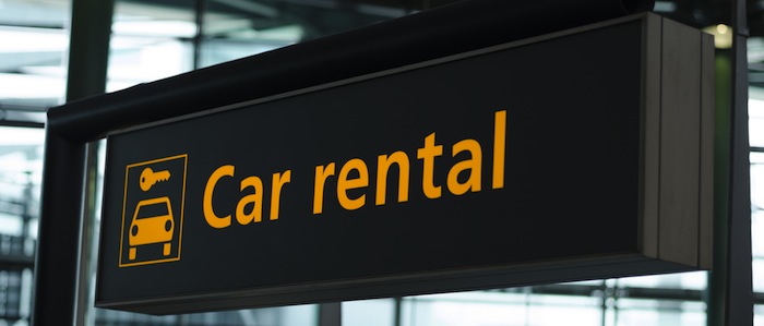 Rental-car-sign