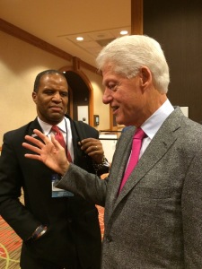 President Bill Clinton and John Hope Bryant at CGI America.