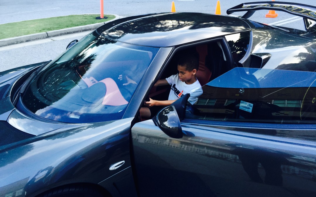 A good reason for a cool car: making kids smile.
