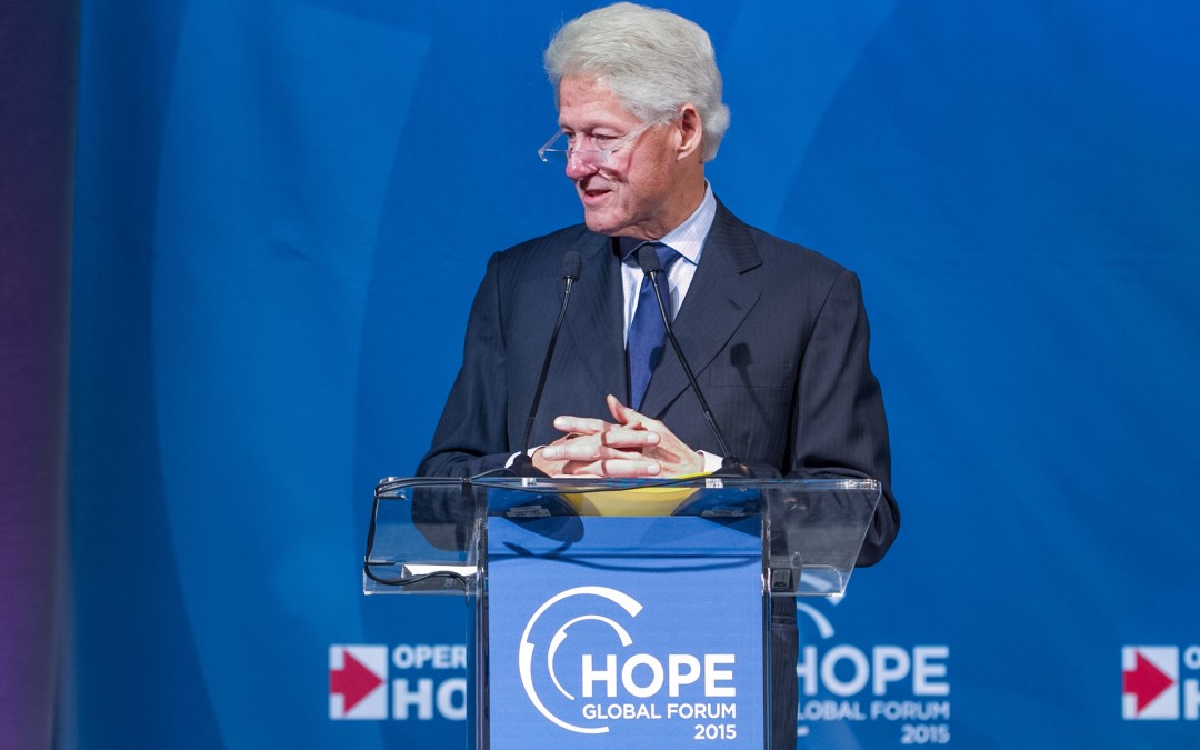 President Bill Clinton speaks powerfully, on ‘Inclusive Economics’ at the 2015 HOPE Global Forum