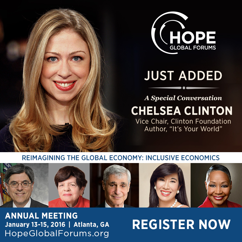 Chelsea Clinton at HGF Annual Meeting
