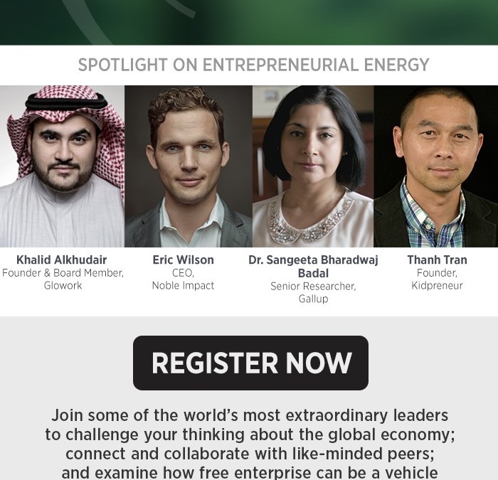 Coming to the HOPE Global Forum: A Focus on Entrepreneurial Energy