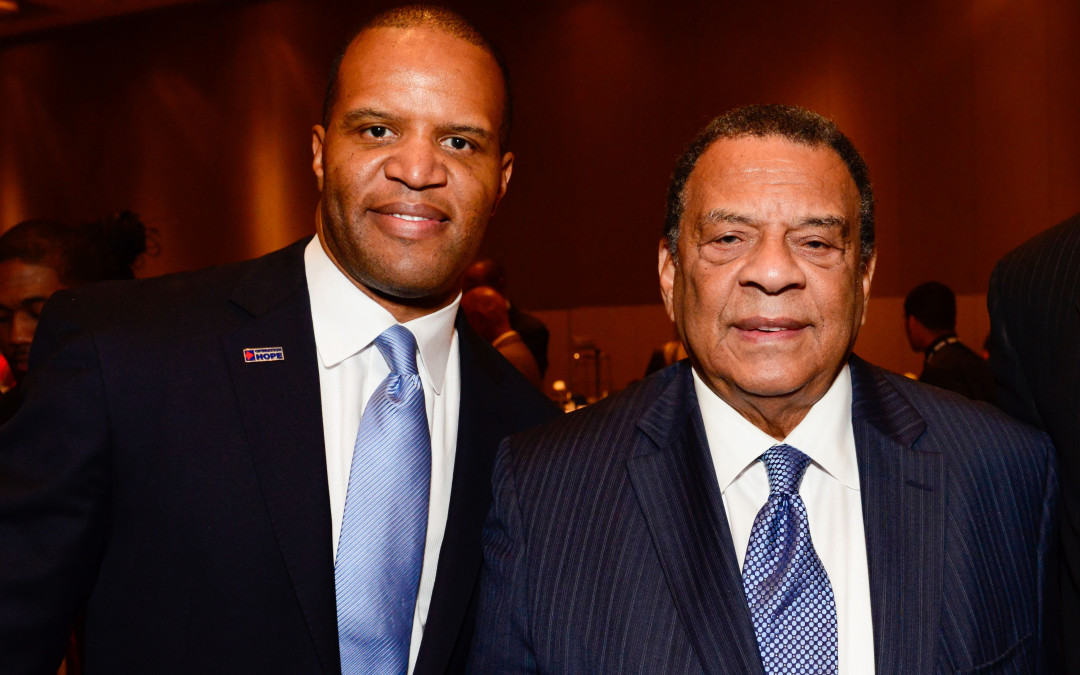 Ambassador Andrew Young and Rev. C.T. Vivian traveling with John Hope Bryant to Washington, D.C. today