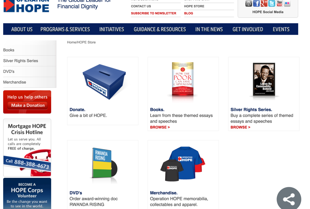 Introducing the HOPE Store, Powered by Operation HOPE