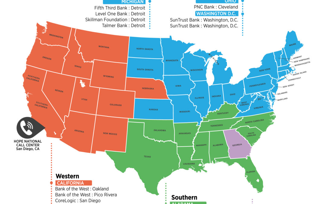 The growing list of HOPE Inside locations nationwide