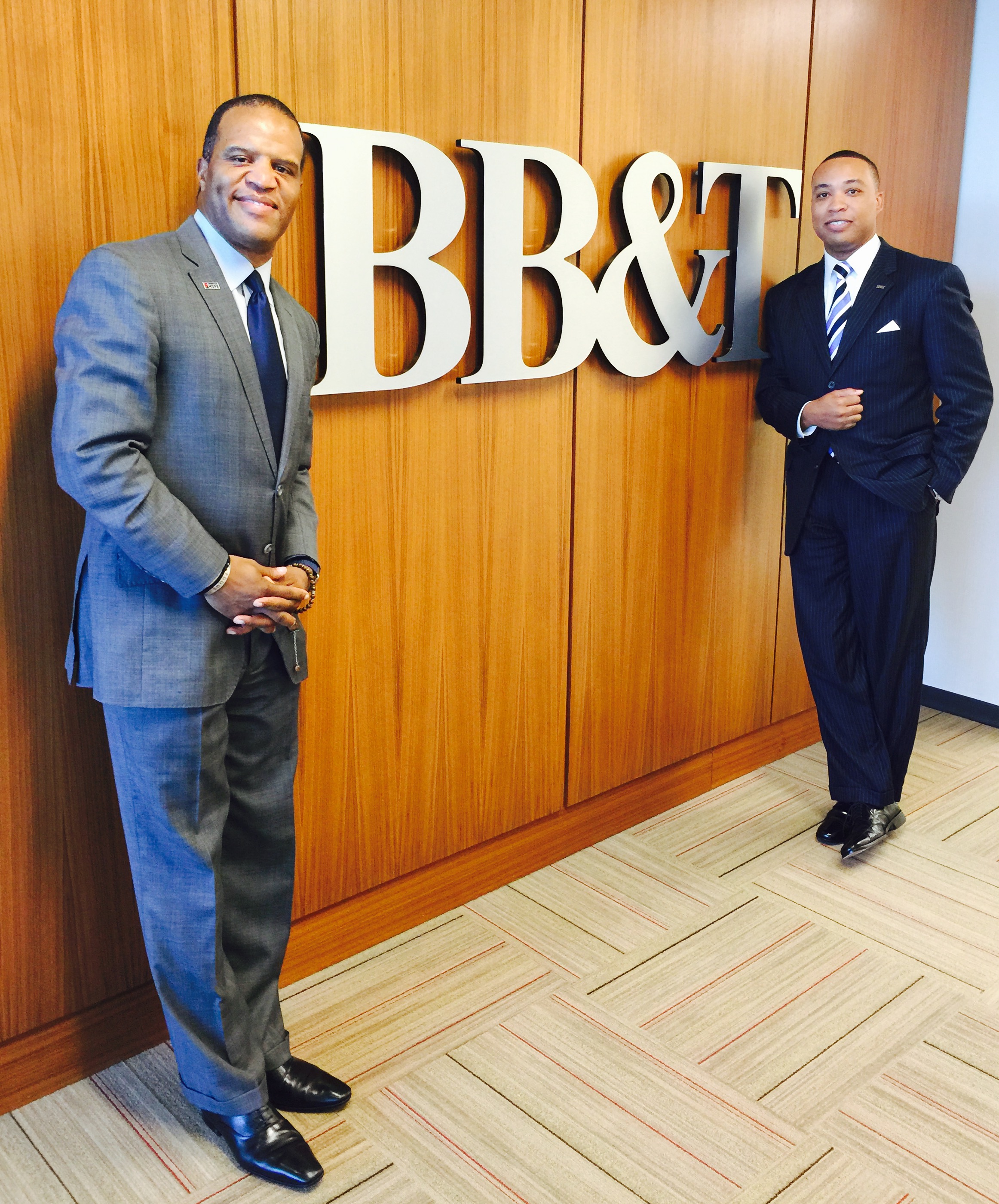 JHB and Donta Wilson of BB&T Bank