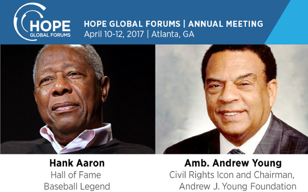 Baseball Legend Hank Aaron added to 2017 Hope Global Forum lineup