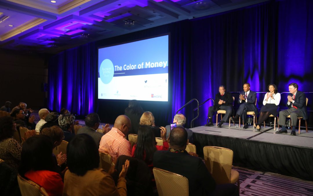 The screening of “Andrew Young Presents: The Color of Money” draws crowds in Atlanta