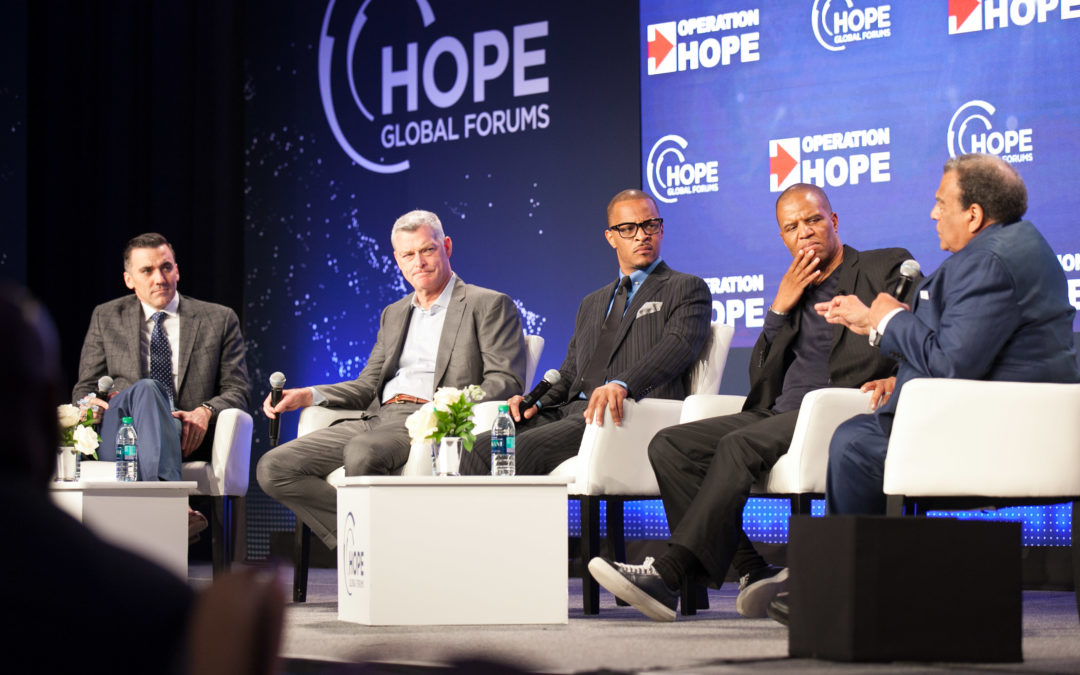 A conversation with John Hope Bryant, T.I., Tony Ressler, Dallas Tanner, and Ambassador Andrew Young on BUILDING