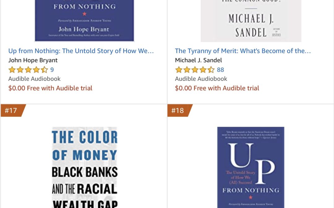 New Book ‘Up From Nothing’ Ends First Week in Top 20 Bestseller List