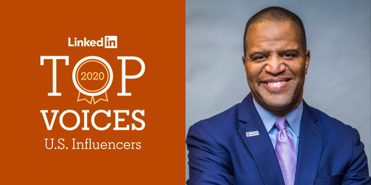LinkedIn Top 20 Voices 2020; Ranked #10