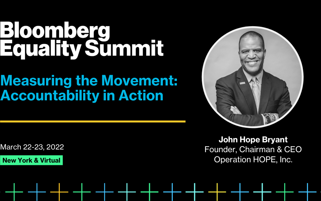 Join me tomorrow for the Bloomberg Equality Summit