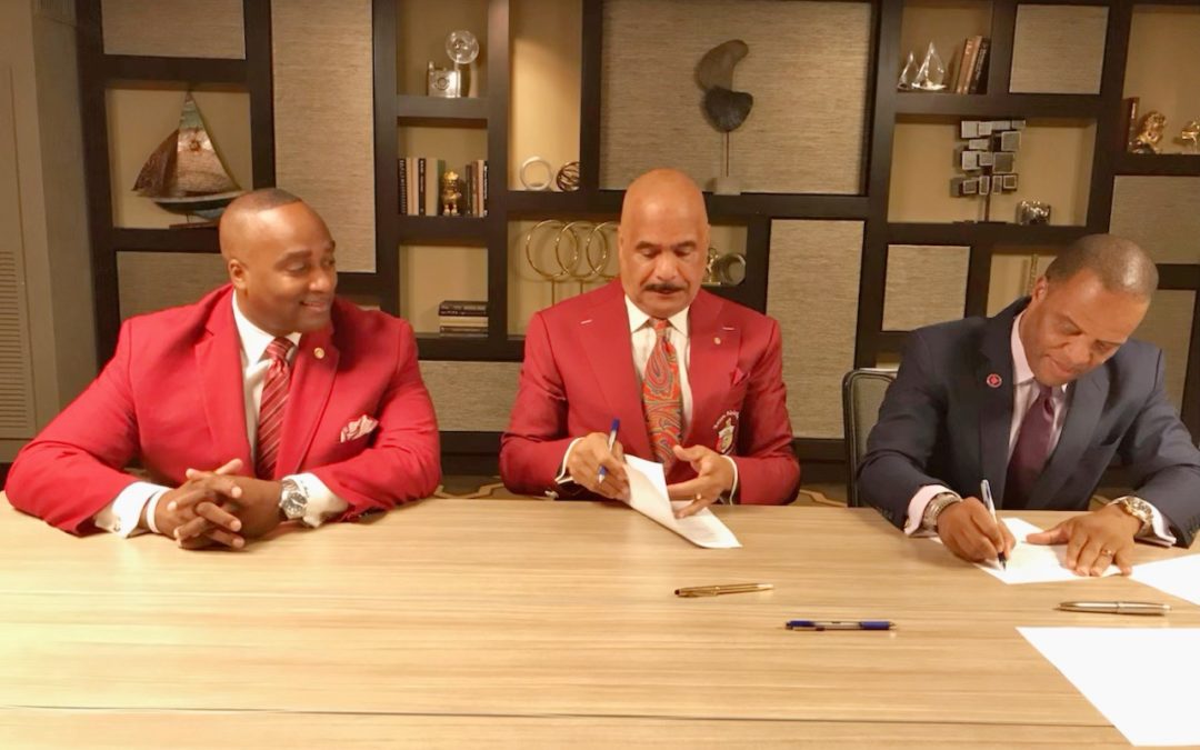 Kappa Alpha Psi Fraternity and Operation HOPE Sign National MOU Advancing 1MBB