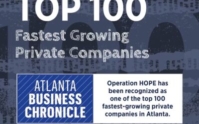 Atlanta Business Chronicle Lists Operation HOPE on 2023 Fastest Growing Companies in Atlanta List