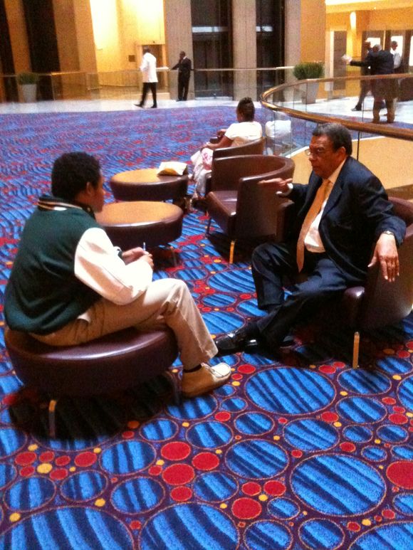 Civil Rights Icon Ambassador Andrew Young Mentoring The Next Generation on Silver Rights