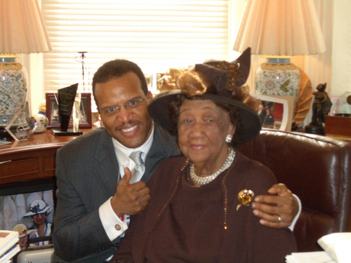 JB and Dr. Dorothy Height
