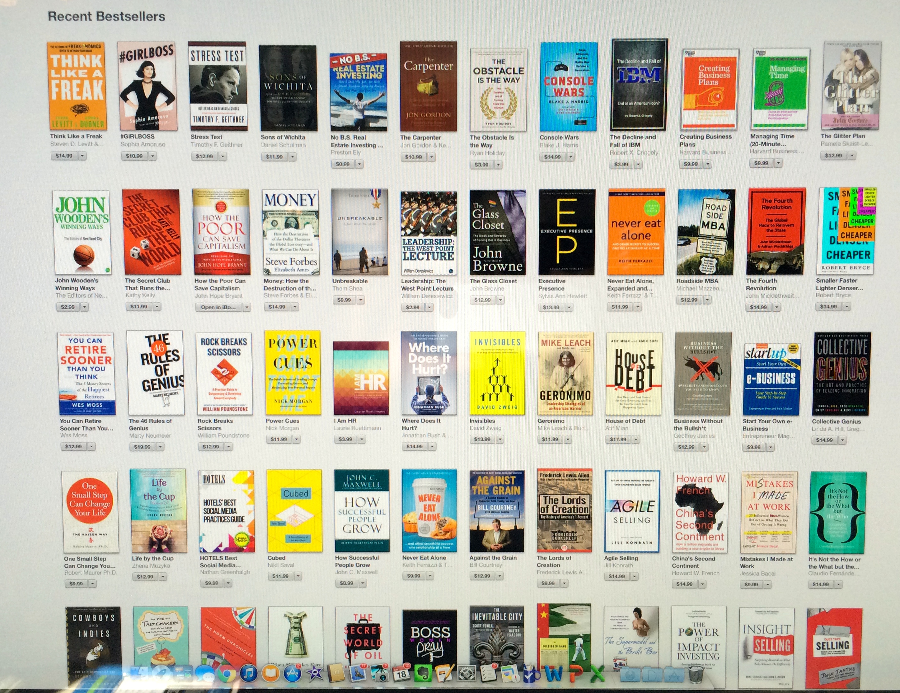 Book Continues as Bestseller on Apple's iBooks Top 100 - John